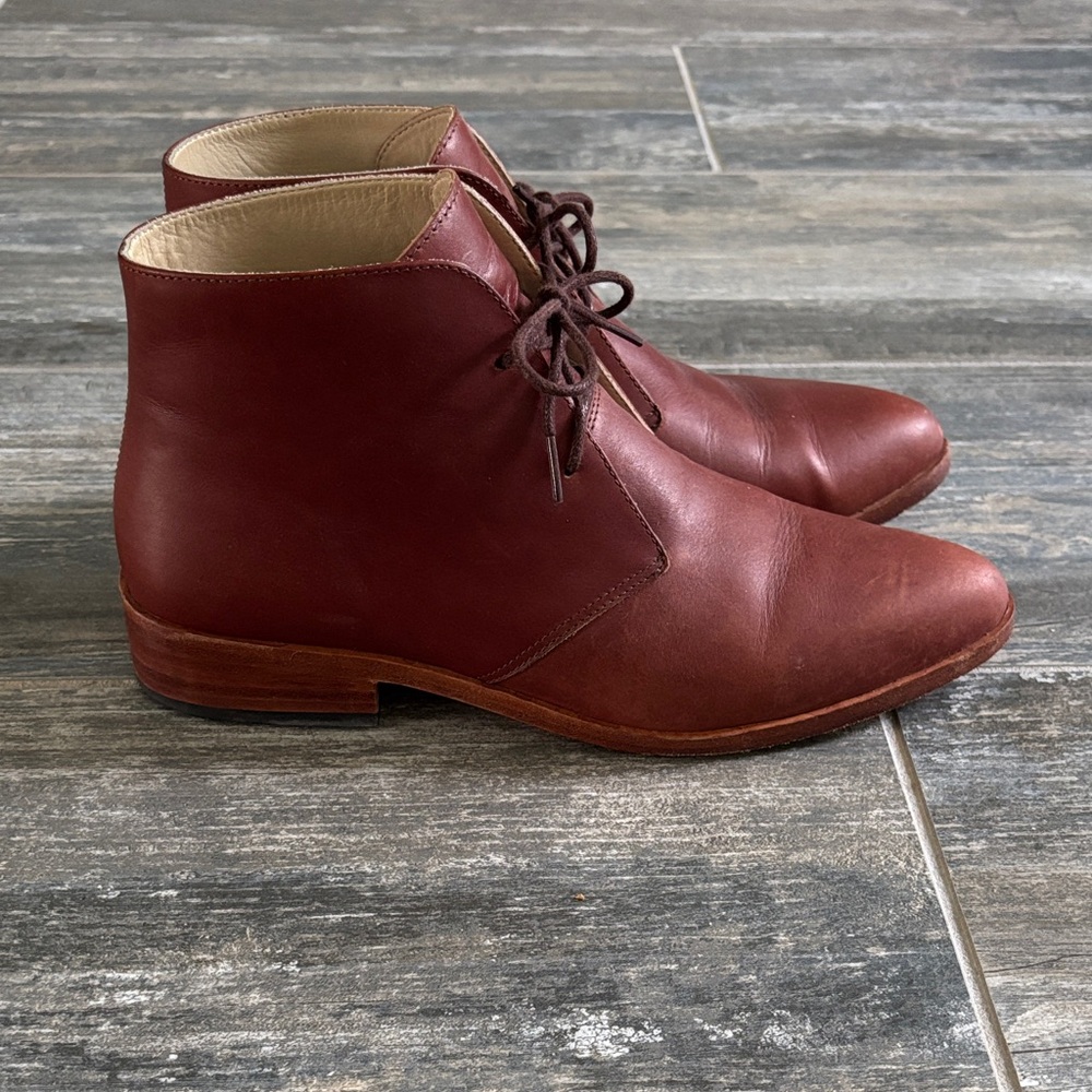 Nisolo Women's Brown Leather Isa Ankle Boots